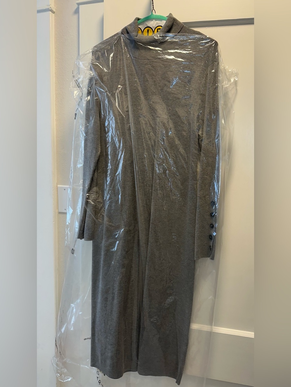 J. Jill Gray Midi Sweater Dress sz M